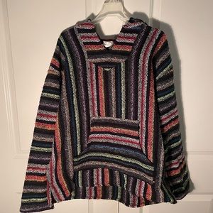 multicolored Baja hoodie